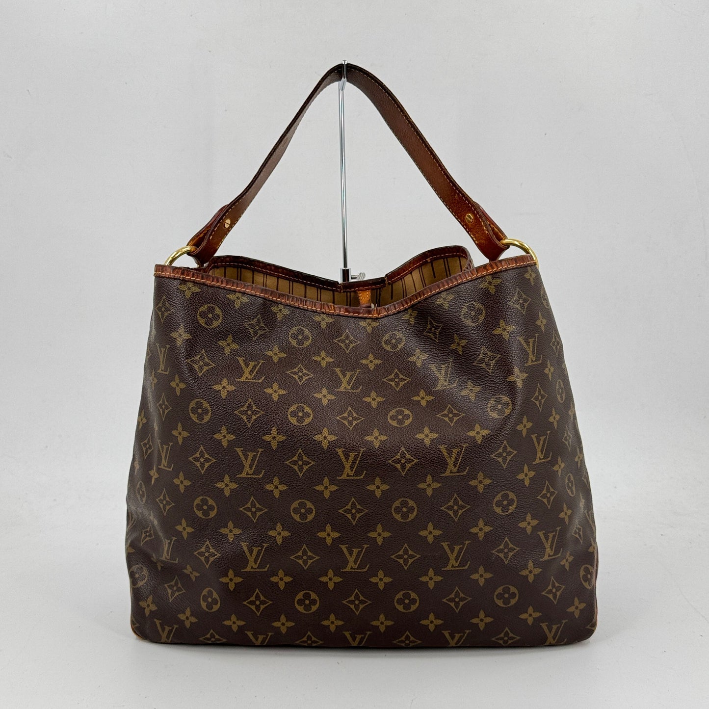 LOUIS VUITTON デライトフルMM モノグラムキャンバス ブラウン ショルダーバッグ M40353