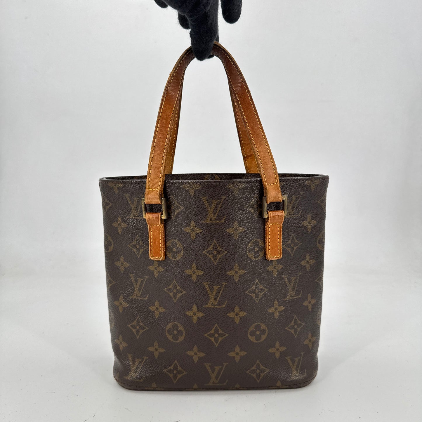 LOUIS VUITTON ヴァヴァンPM モノグラムキャンバス ブラウン ハンドバッグ M51172