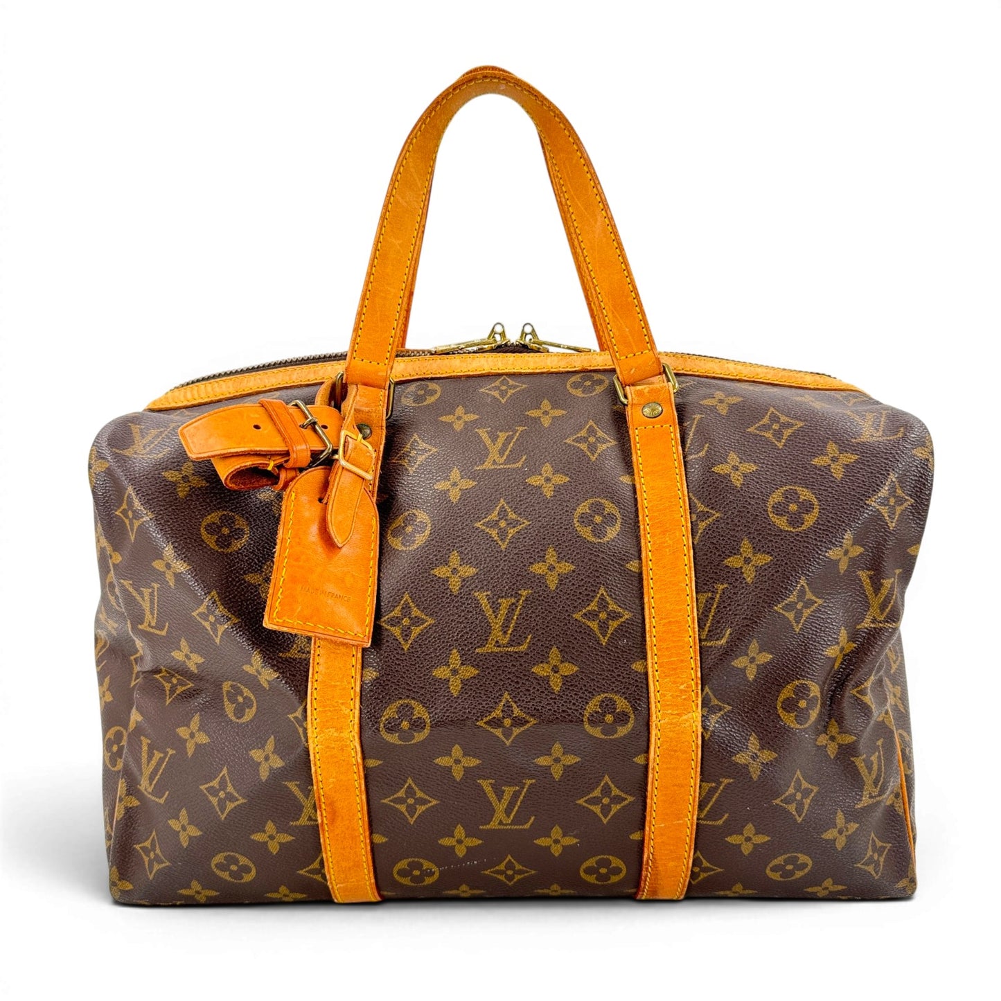 LOUIS VUITTON サック・スープル35 モノグラムキャンバス ブラウン ボストンバッグ M41626