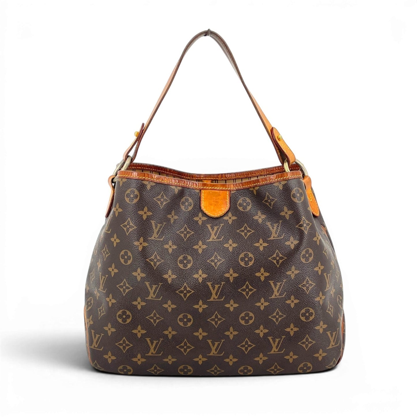 LOUIS VUITTON ディライトフル MM モノグラムキャンバス ブラウン トート M40353