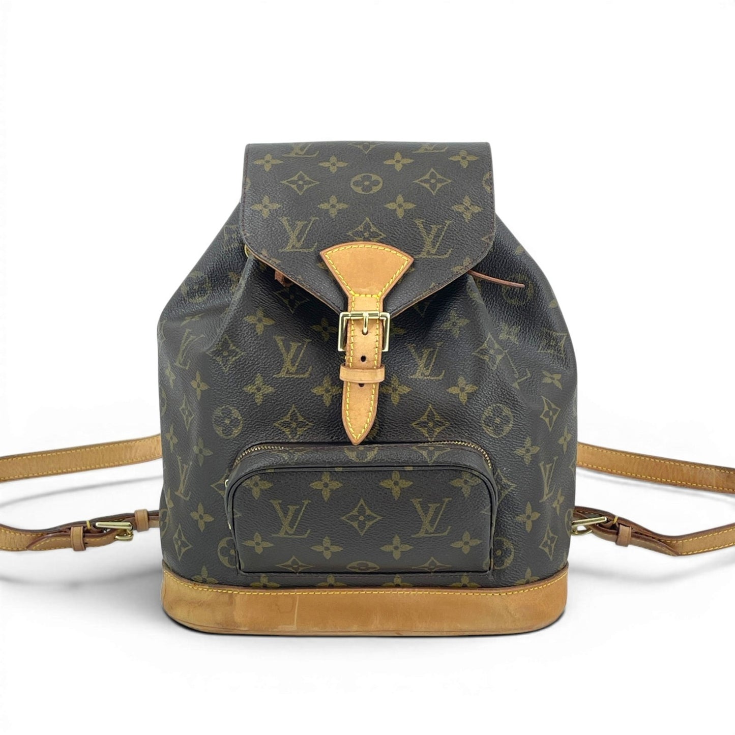 LOUIS VUITTON モンスリMM モノグラムキャンバス ブラウン バックパック M51136
