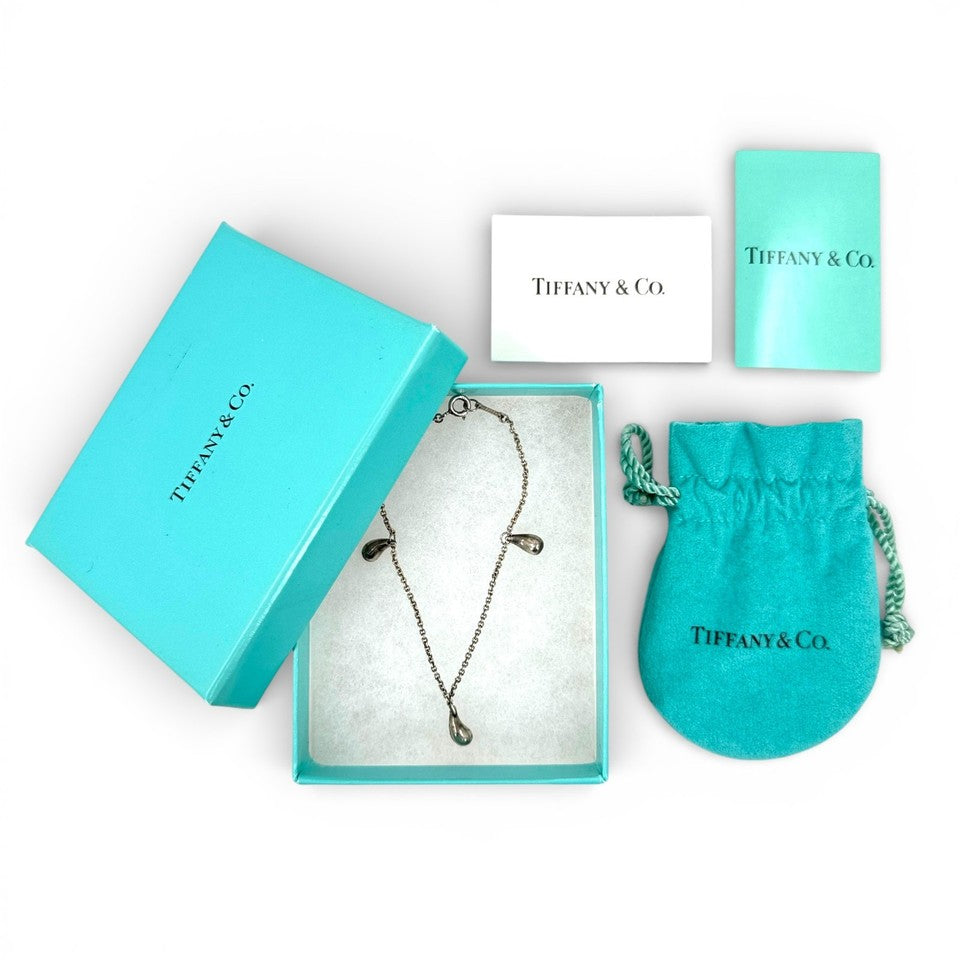 TIFFANY ブレスレット ティアドロップ チェーン 925 SV