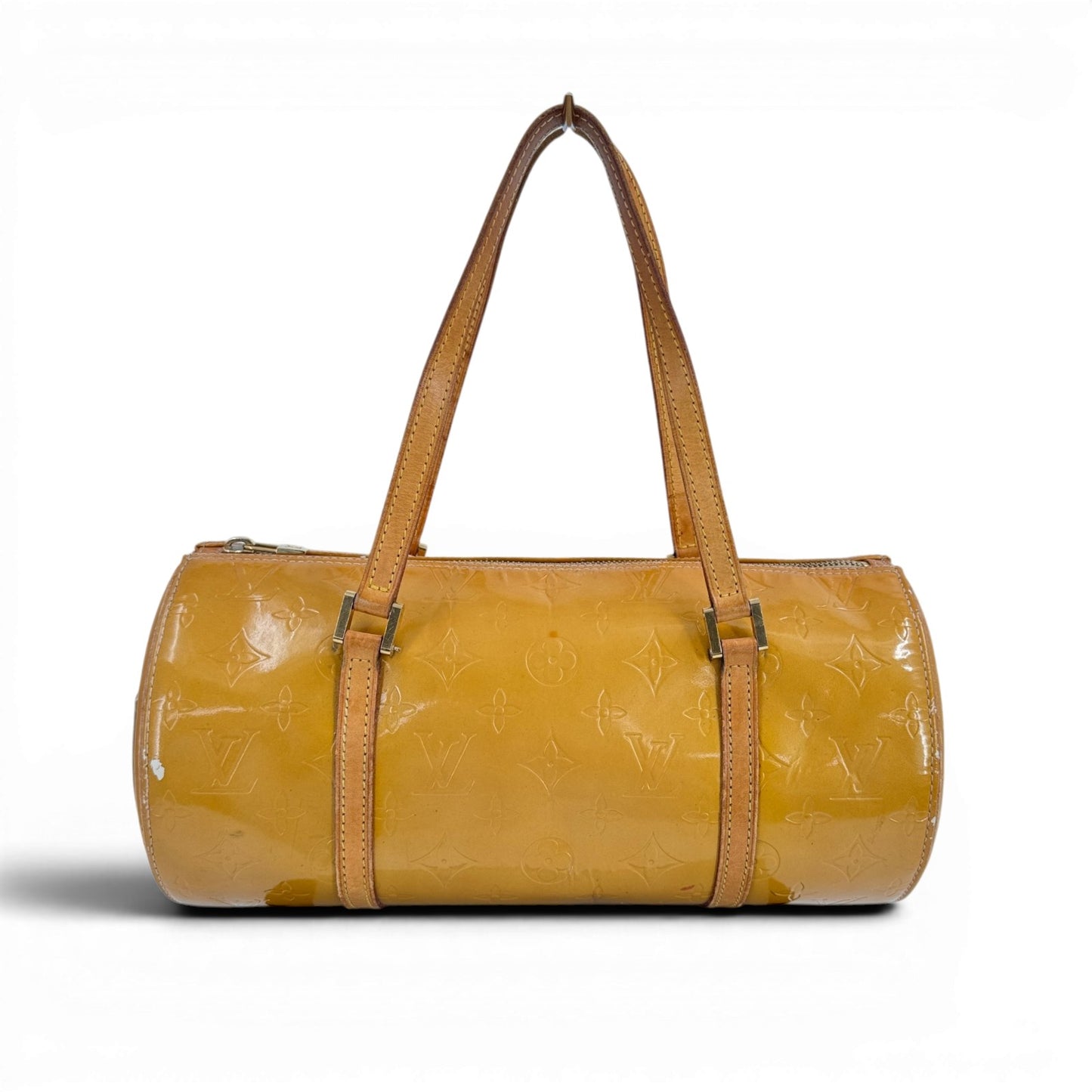 LOUIS VUITTON ベッドフォード モノグラム・ヴェルニ イエロー パテントレザー ハンドバッグ M91006