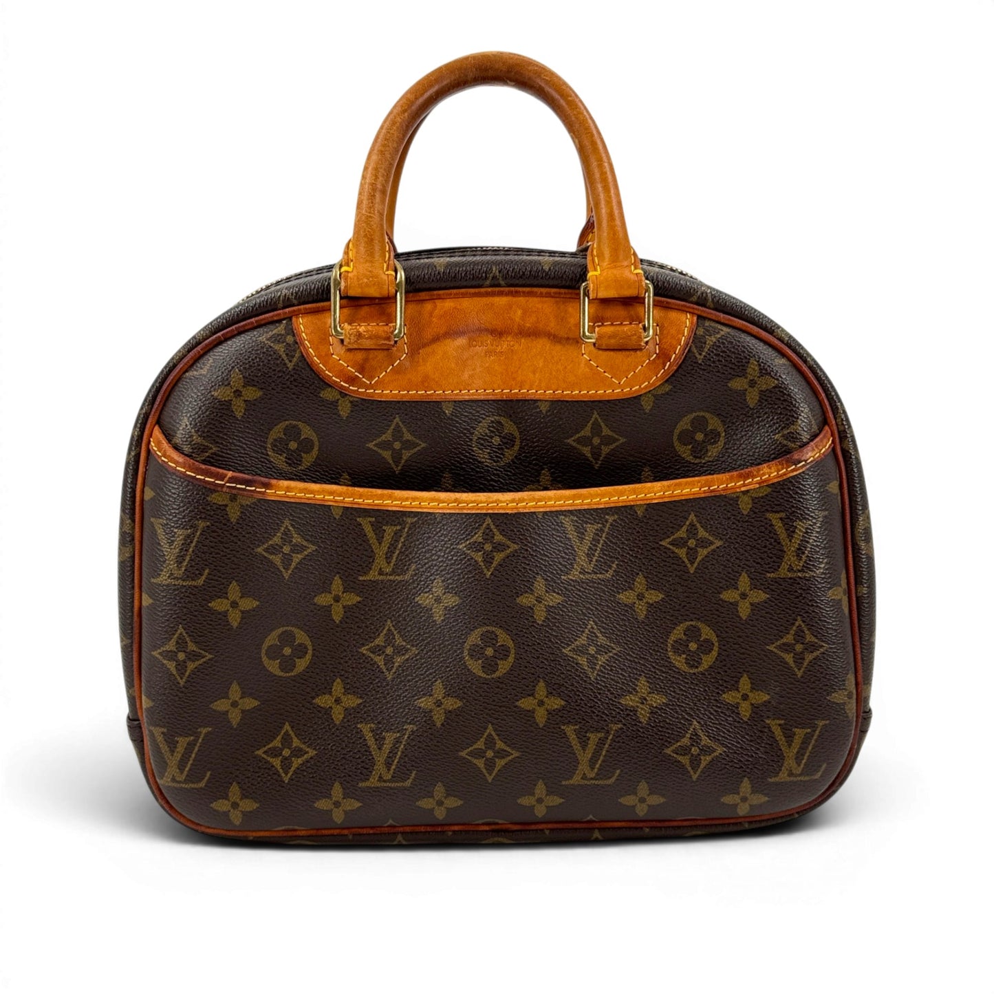 LOUIS VUITTON トゥルーヴィル モノグラム ブラウン ハンドバッグ M42228