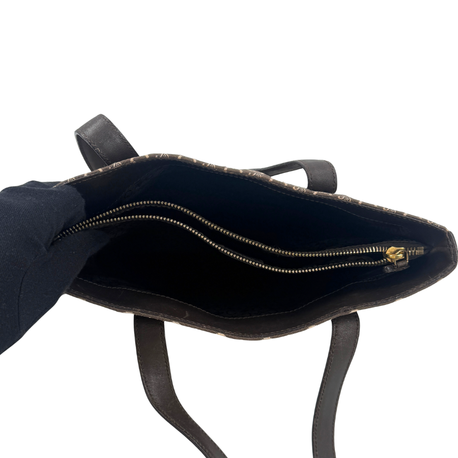 CELINE　トートバッグ　マカダム　ブラウン