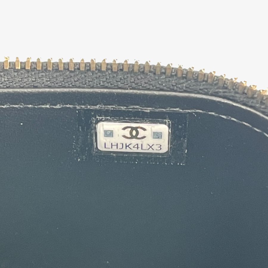 CHANEL Caviar Skin Mini Vanity Trump Chain Shoulder Bag