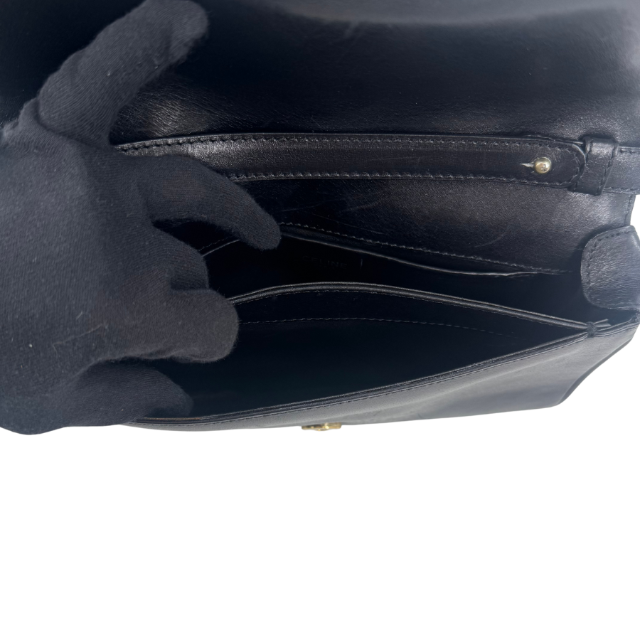 CELINE　レザー　馬車金具　ショルダーバッグ