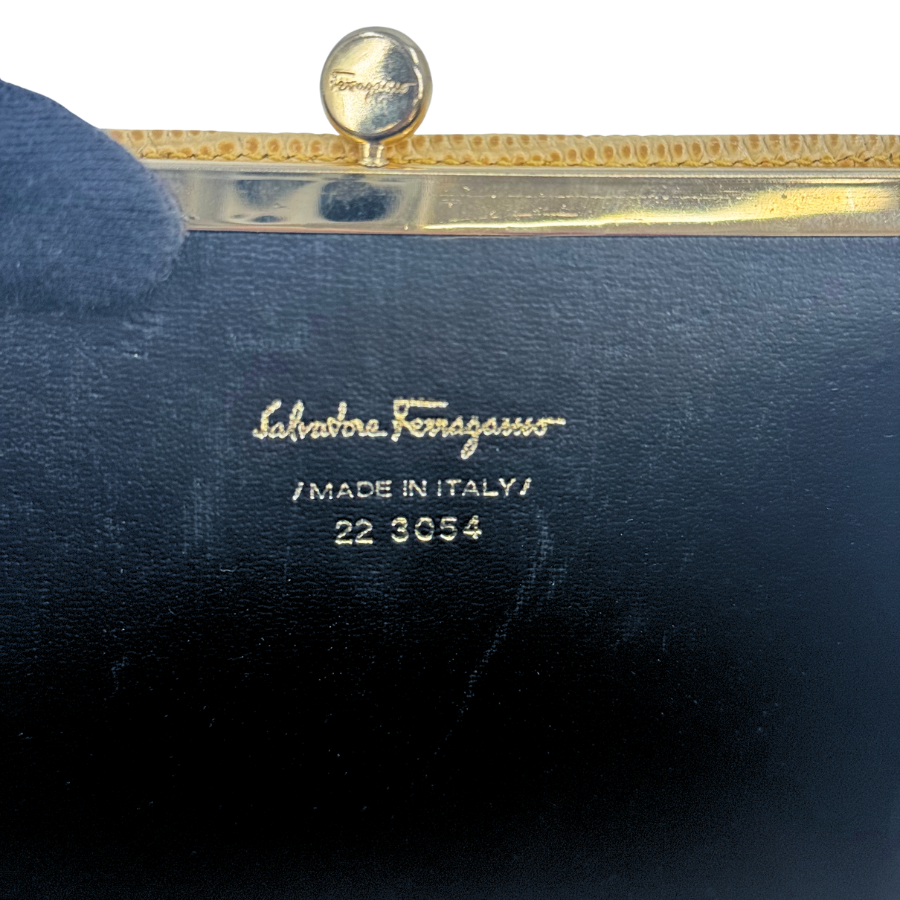 Ferragamo　ヴァラリザード　チェーンショルダーバッグ