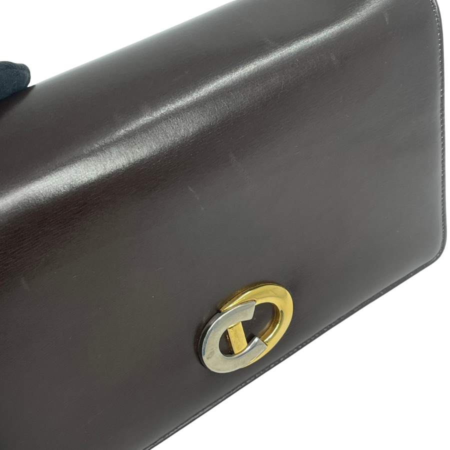 DIOR　レザーショルダーバッグ