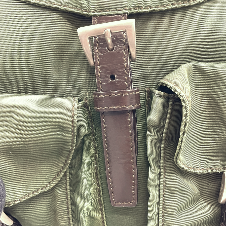 PRADA リュックサック　テスート カーキ