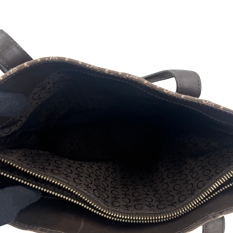 CELINE　トートバッグ　マカダム　ブラウン