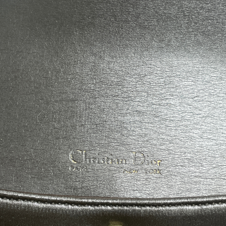 DIOR　レザーショルダーバッグ