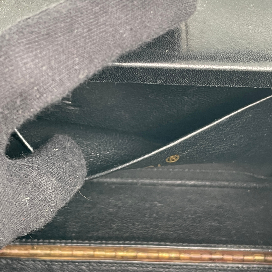 CHANEL　マトラッセ　ハンドバッグ　ラムスキン