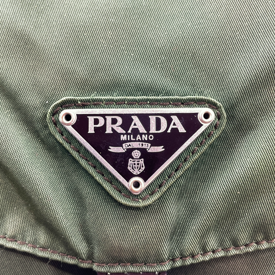 PRADA リュックサック　テスート カーキ