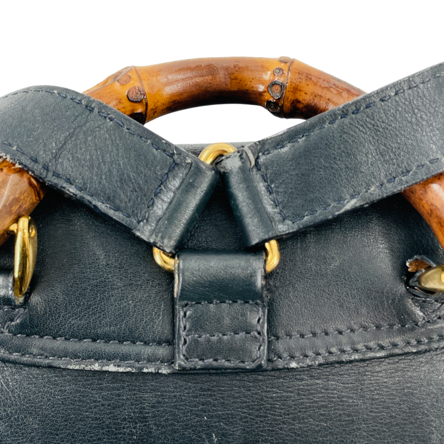 GUCCI　バンブーリュック　ブラック