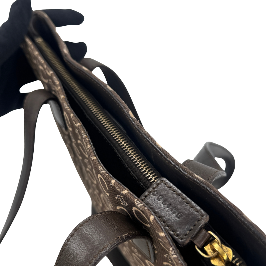 CELINE　トートバッグ　マカダム　ブラウン