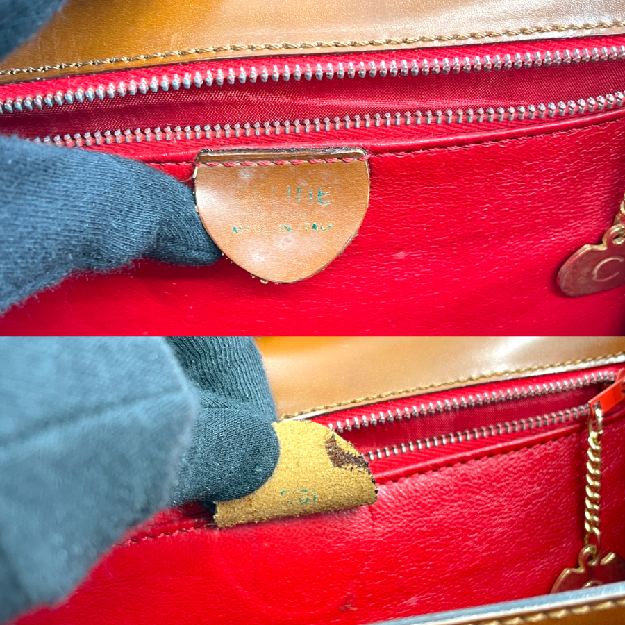 CELINE　レザーショルダー　JX881