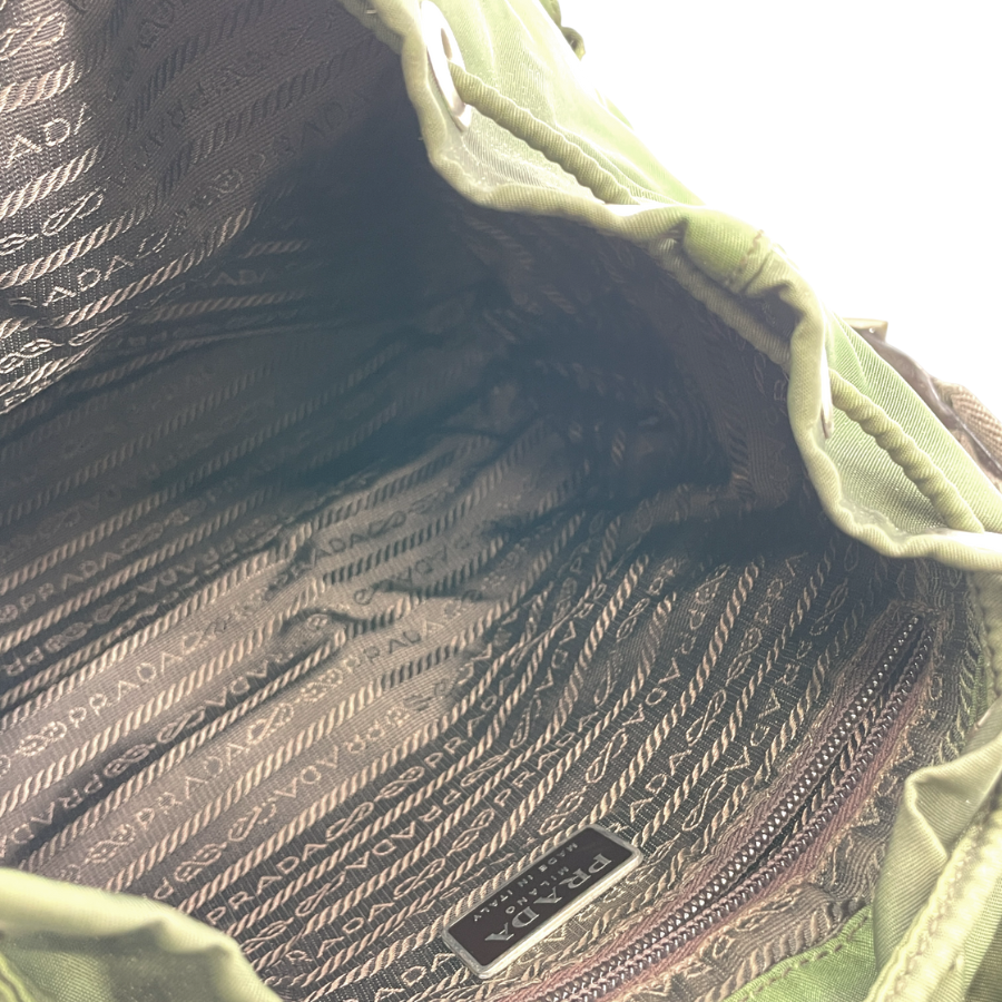 PRADA リュックサック　テスート カーキ