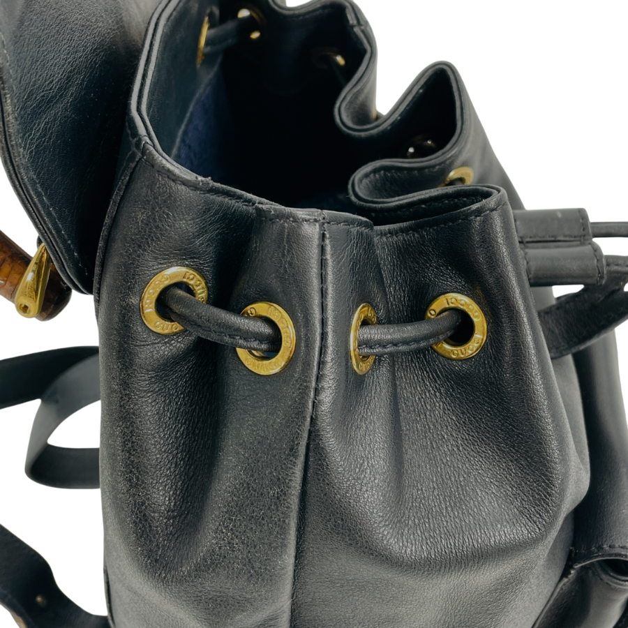 GUCCI　バンブーリュック　ブラック