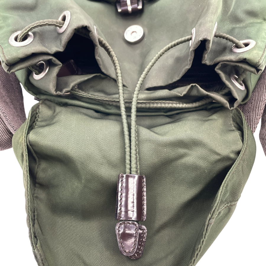 PRADA リュックサック　テスート カーキ