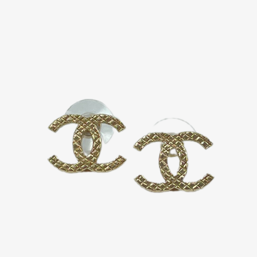 CHANEL Coco Mark Gold Earring