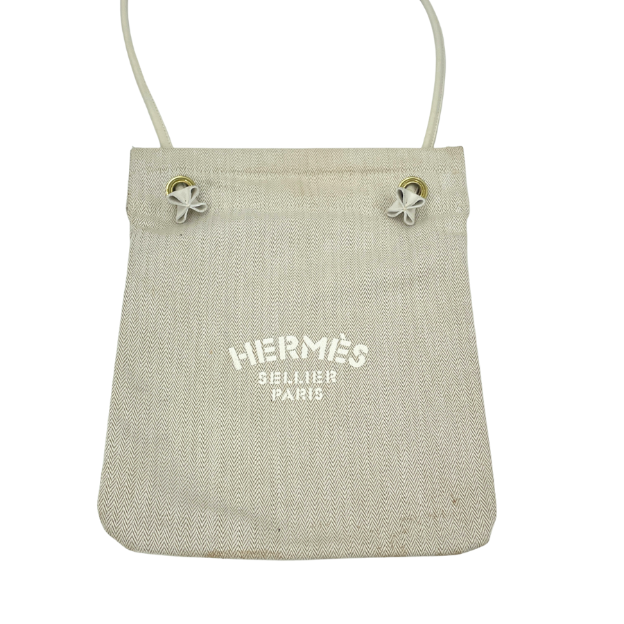 HERMES　サックアリーヌPM　トワルシェブロン　ナチュラル