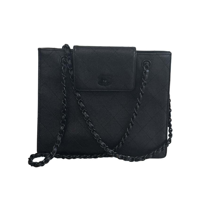 CHANEL　マトラッセ チェーン トートバッグ　B