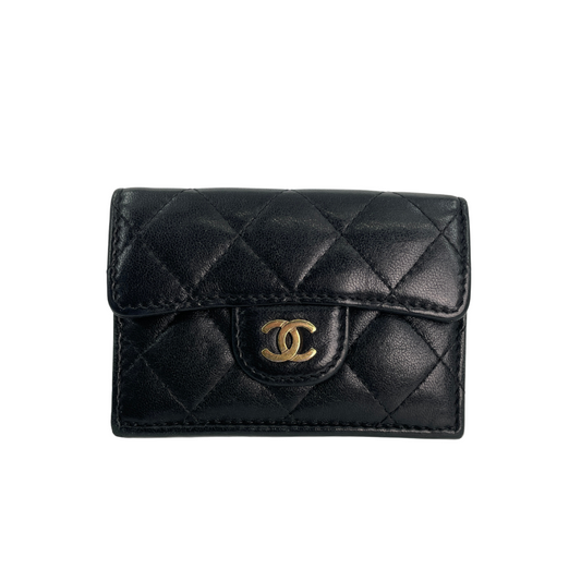 CHANEL　マトラッセ　コンパクトウォレット