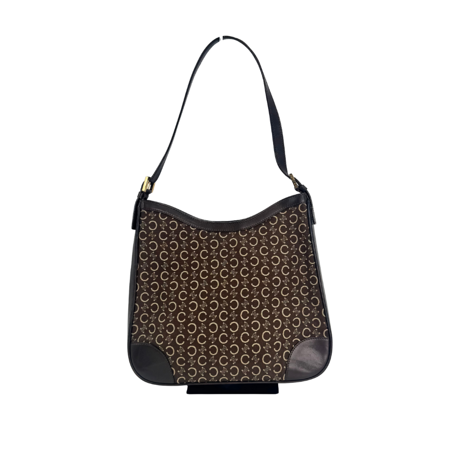 CELINE　ショルダーバッグ　茶　F525