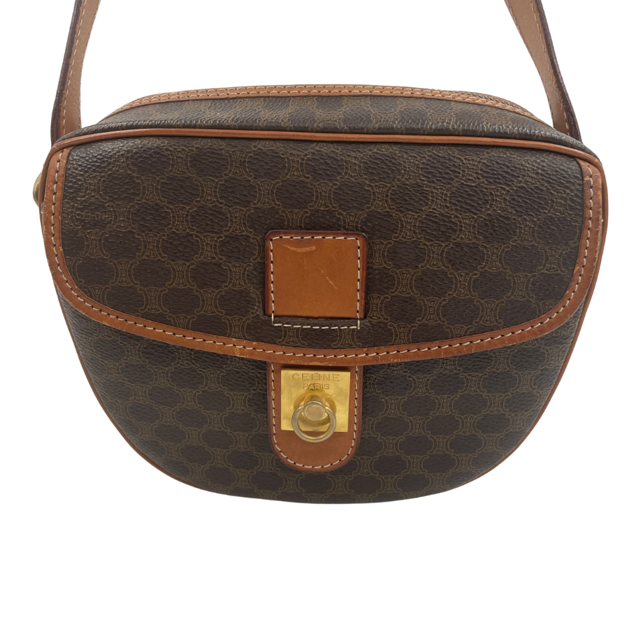 CELINE　ショルダーバッグ　マカダム柄