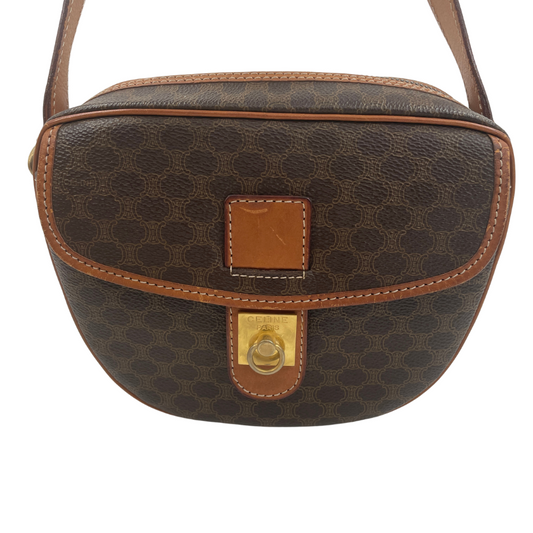 CELINE　ショルダーバッグ　マカダム柄