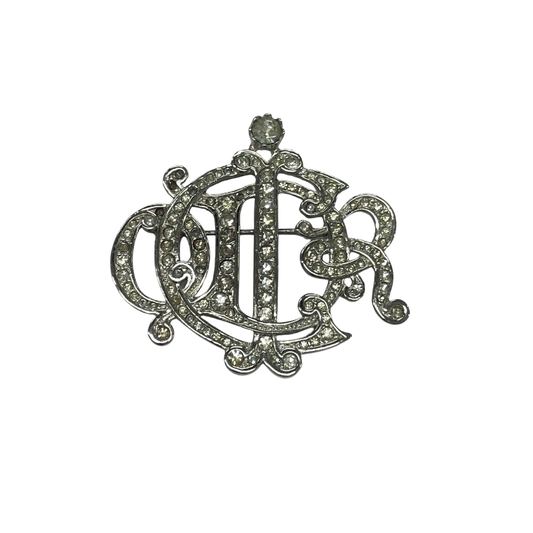 DIOR　ブローチ　ロゴ