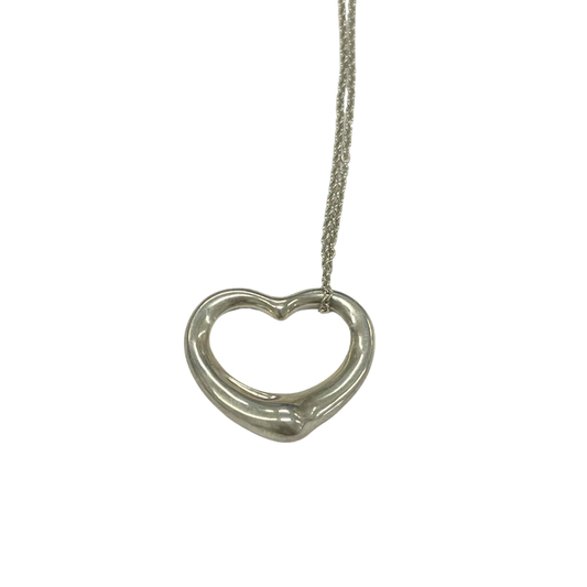 TIFFANY　ネックレス　オープンハート　特大