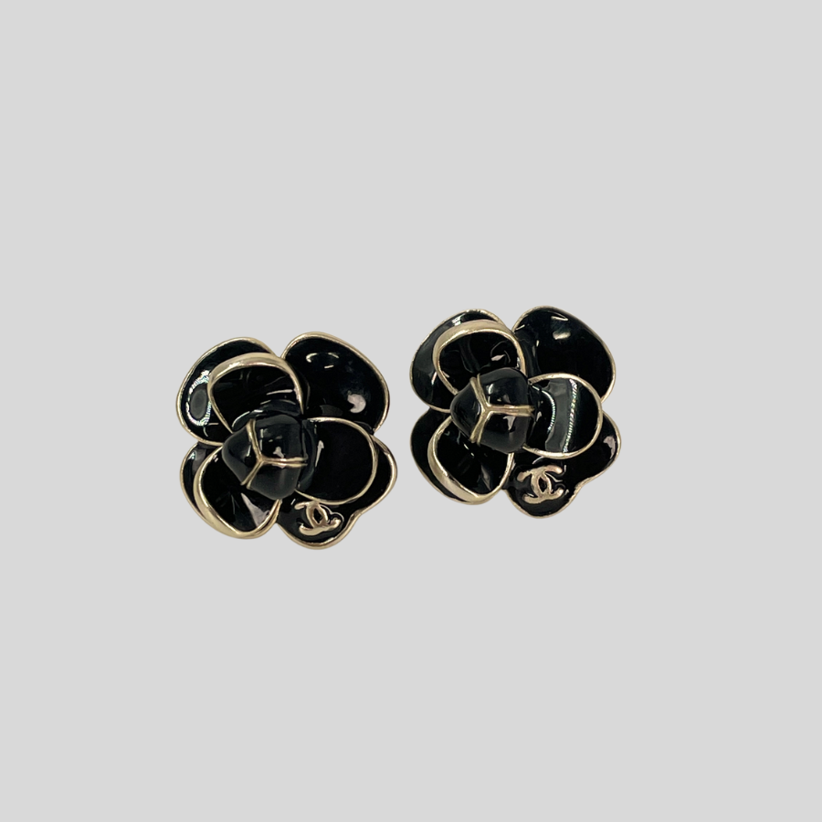 CHANEL　ピアス　ココカメリア　D19V刻印