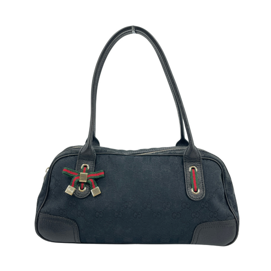 GUCCI　プリンシ―/GGキャンバス　ショルダーバッグ　キャンバス