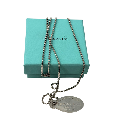 TIFFANY　リターントゥ　プレートネックレス