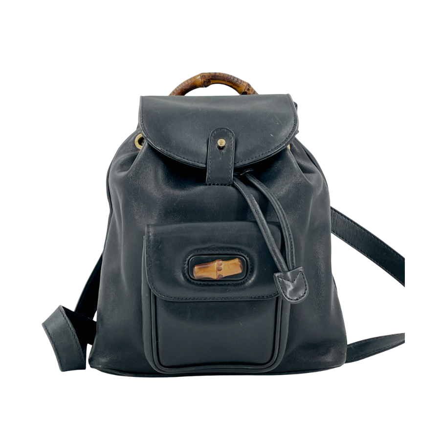 GUCCI　バンブーリュック　ブラック