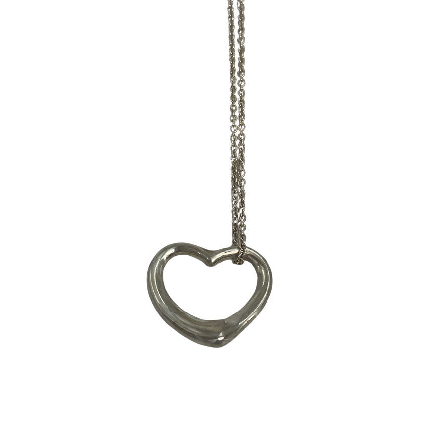 TIFFANY　ネックレス　オープンハート　大