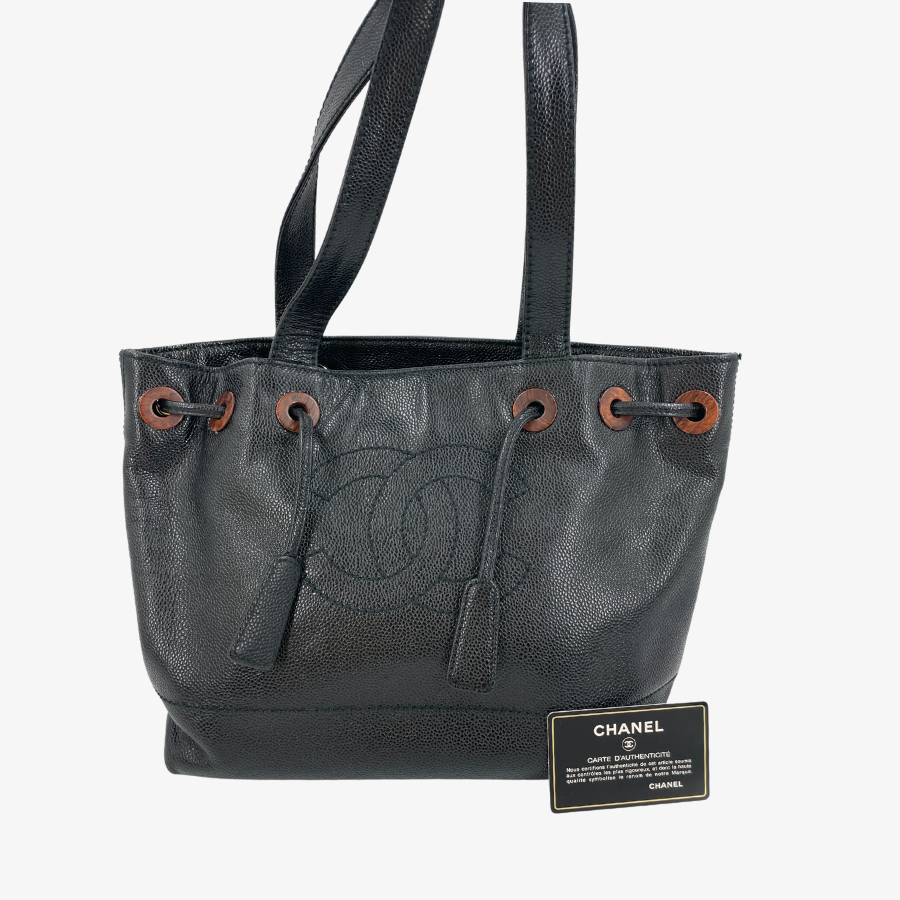 CHANEL Coco Caviar Tote Bag