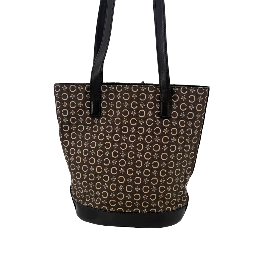 CELINE　トートバッグ　マカダム　ブラウン