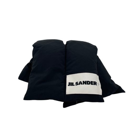 Jil Sander マフラー ダウン ブラック