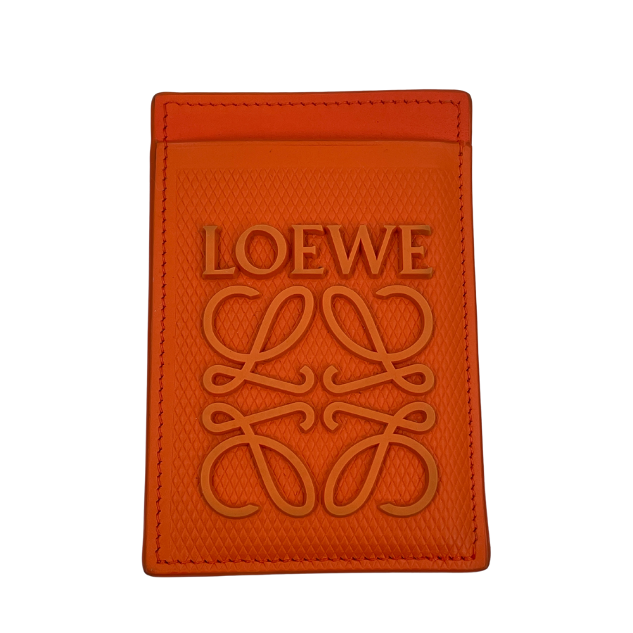 LOEWE Orange LEather Card Case