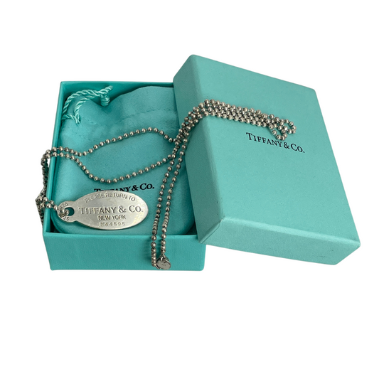 TIFFANY　ネックレス　リターントゥ　オーバルタグ