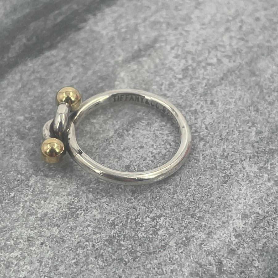 TIFFANY Silver and Gold Ring
