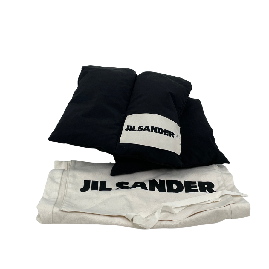 Jil Sander マフラー ダウン ブラック