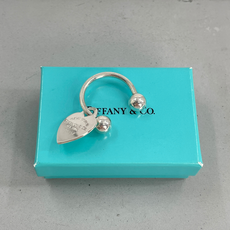 TIFFANY　ハートモチーフ　キーリング