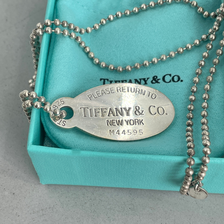 TIFFANY　ネックレス　リターントゥ　オーバルタグ