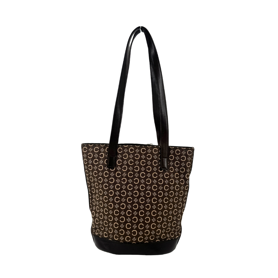 CELINE　トートバッグ　マカダム　ブラウン