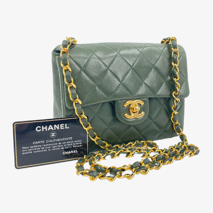 CHANEL Coco TurnLock Mini Matelasse Lambskin Chain Shoulder Bag – Tibi Trunk
