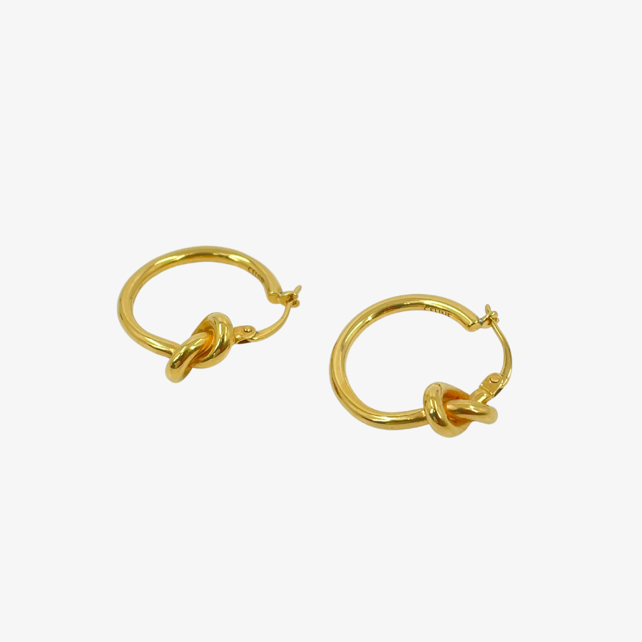 CELINE Gold Earring